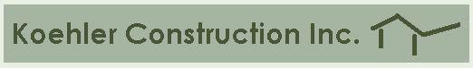 Koehler Construction Inc. logo